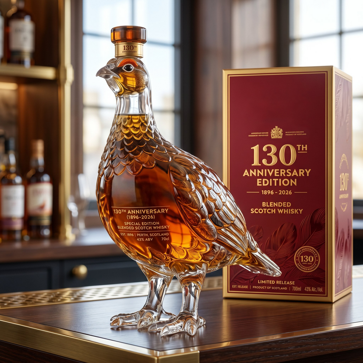 🔥Most Popular in 2026🔥The 130th Anniversary Edition Blended Scotch Whisky Bottle