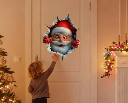 😍3D Santa Claus Wall Sticker