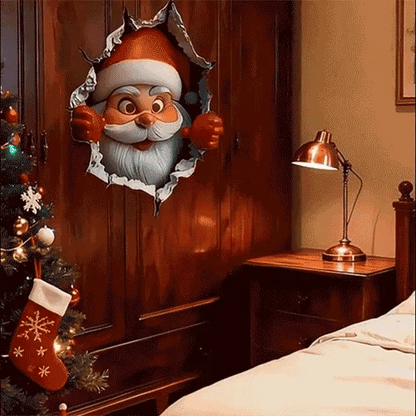 😍3D Santa Claus Wall Sticker