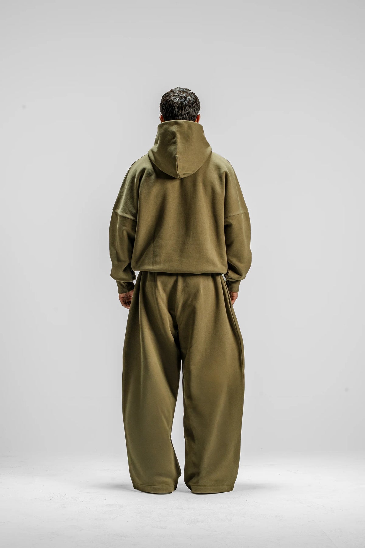 Y27 Premium Heavy Boxy Organic Hoodie — Burnt Olive [520 GSM](Preorder)