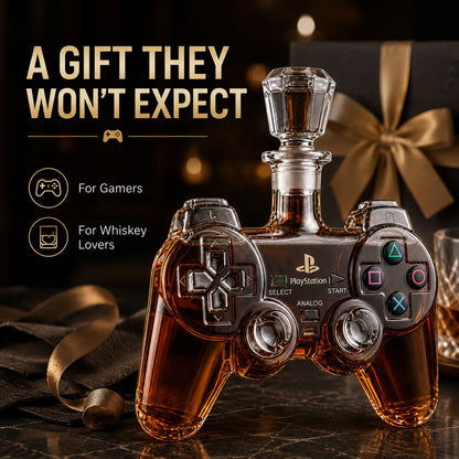 🔥Most Popular in 2026🔥🎮 Retro Gaming Controller Whiskey Decanter – A Legendary Pour for Game Night 🥃