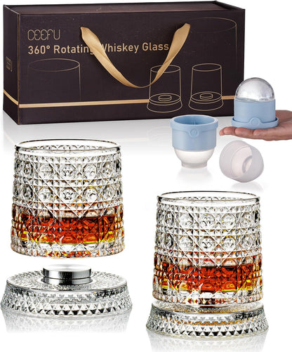 🔥Buy 2 Get 1 Free🔥 | Rotating   Whiskey   Glass