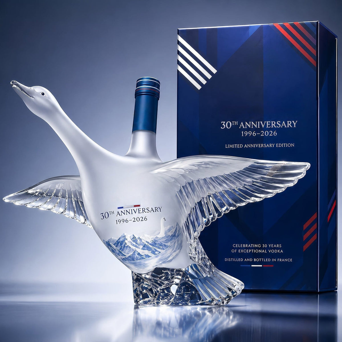 🔥Most Popular in 2026🔥🪿30th Anniversary 3D Sculpted Vodka Bottle