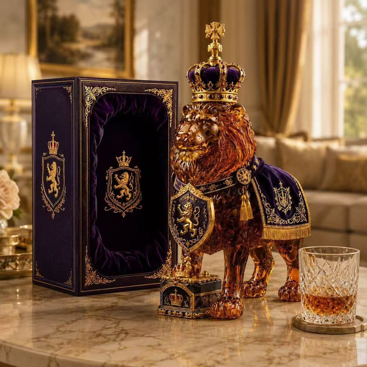 👑Royal is a crystal wine glass of The Lion King.